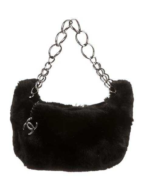 chanel fur side bag|fur Chanel bags for women.